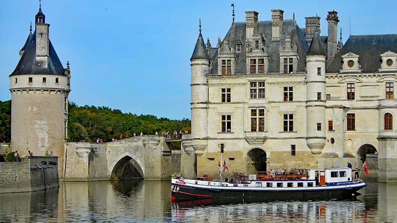French hotel barge Nymphea