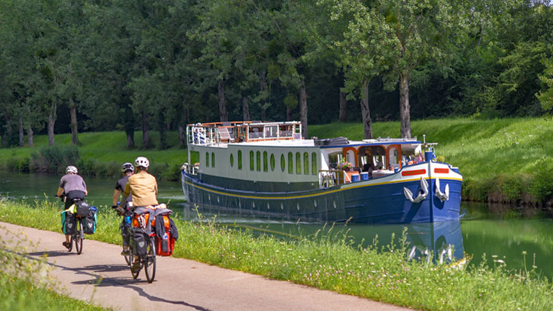 Cruise Champagne with French Hotel Barge Kir Royale